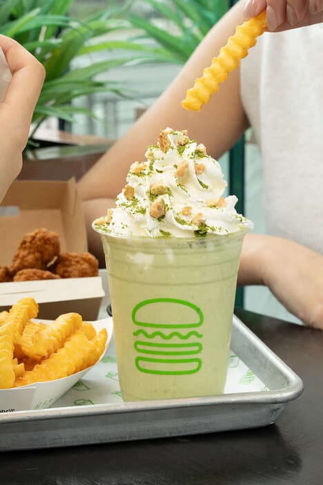 Umami Matcha Cookie Milkshakes