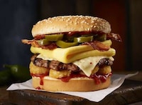Piquant Breakfast Burgers