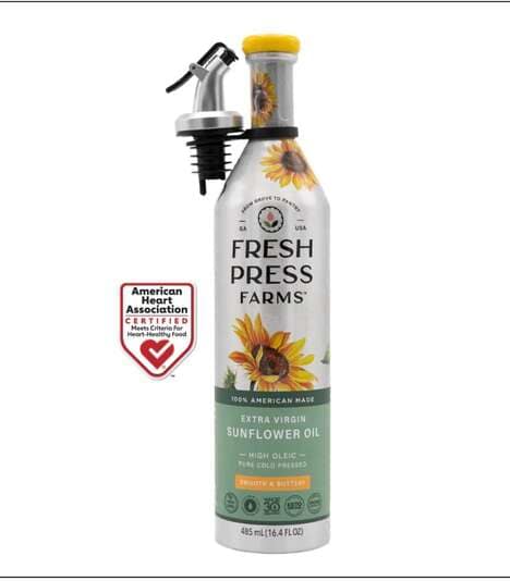 Fresh Homegrown Sunflower Oils