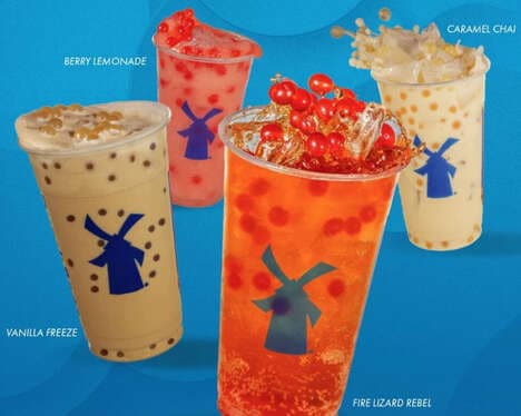 Boba-Infused Cafe Drinks