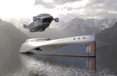 Luxurious Superyacht Airship Concepts