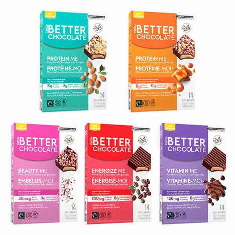 Vitamin-Enriched Chocolate Lines