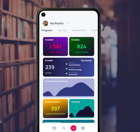 Modern Digitized Bookshelves