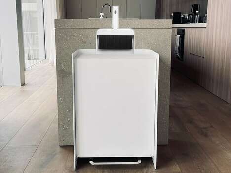 Chic Utilitarian Trash Cans