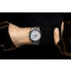 Opulent Glossy White Timepieces Image 1
