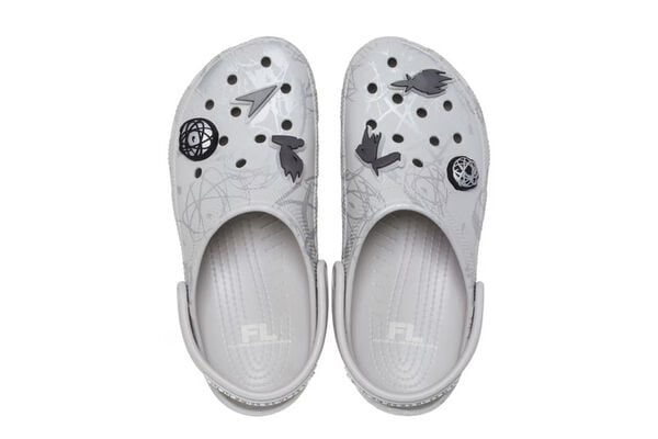 Charm-Adorned Futuristic Clogs