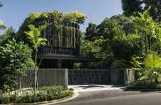 Plant-Filled Latticed Buildings