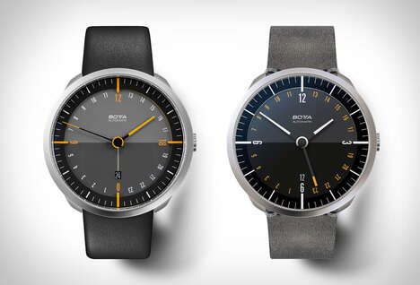 Minimalist Bauhaus-Inspired Timepieces