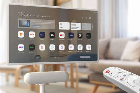 Portable Pill-Shaped Soundbar Speakers