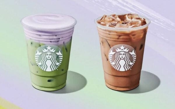 Creamy Lavender Matcha Lattes