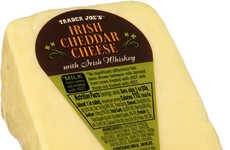 Whiskey-Infused Irish Cheddars