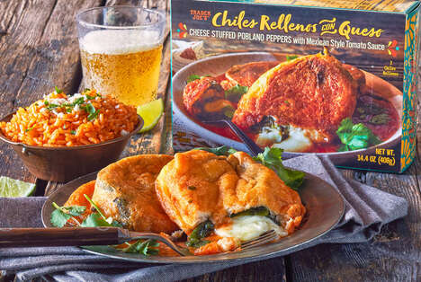 Saucy Stuffed Poblano Peppers