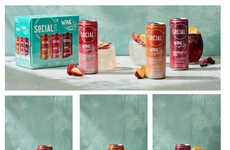 Fruity RTD Wine Spritz Cans