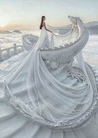 AI-Inspired Fantastical Bridal Collections Image 1