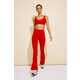 Ultra-Chic Red Activewear Lines Image 2