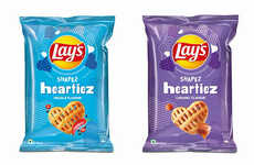 Heart-Shaped Flavored Chips