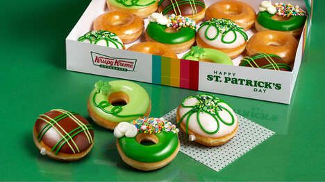Festive Green Donut Collections