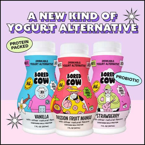 Probiotic Animal-Free Yogurt Drinks