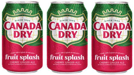 Fruity Cherry-Flavored Ginger Ales
