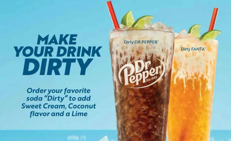 Creamy QSR Soda Refreshments