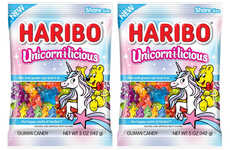 Unicorn-Shaped Gummy Candies