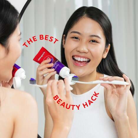 Color-Correcting Toothpastes: Colgate Optic White Purple Toothpaste ...