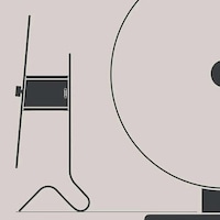 Retro Vinyl Record-Inspired Lamps Image 2