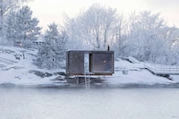 Communal Wooden Peninsula Saunas Image 1