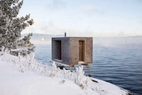 Communal Wooden Peninsula Saunas Image 2