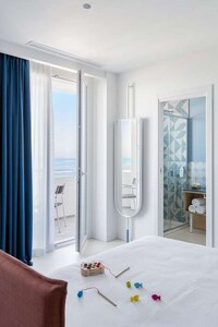 Playfully Color-Blocked Seaside Hotels