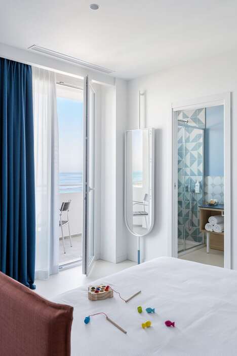 Playfully Color-Blocked Seaside Hotels
