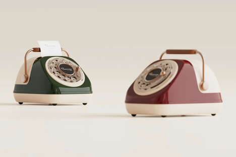 Retro Phone-Inspired Label Makers
