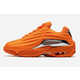 Vibrant Orange Textural Sneakers Image 1