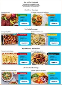 Online Grocer Meal Planners Image 1