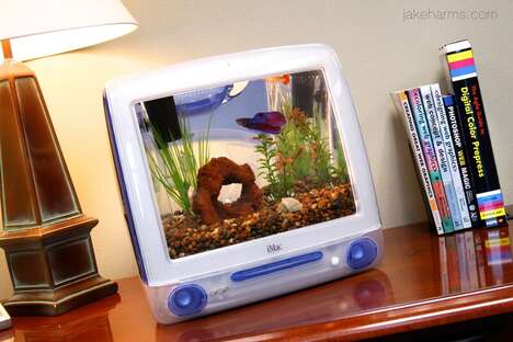 Repurposed Vintage Apple Computers