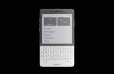 Keyboard-Intact E-Ink Smartphones