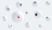 Design-Adorned Golf Balls Image 2