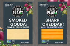 Olive Oil-Based Cheese Slices