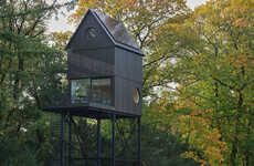 Elevated Treetop Modern Cabins