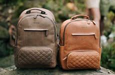 Full-Grain Leather Backpacks