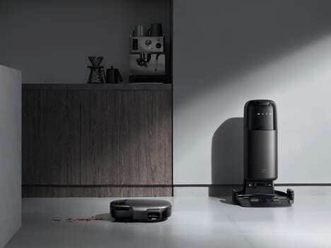 Robotic Self-Cleaning Floor Washers