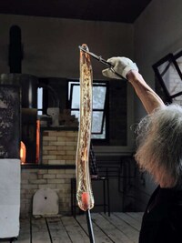 Glassmaking Tubular Pendant Lights Image 3