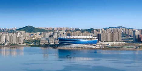 Waterside Spiralled Footpath Stadiums