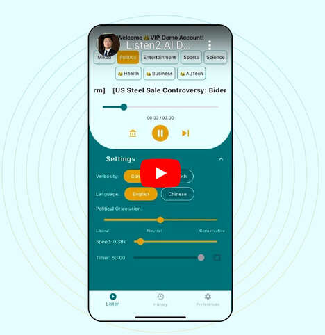 Real-Time Tailored News Podcasts