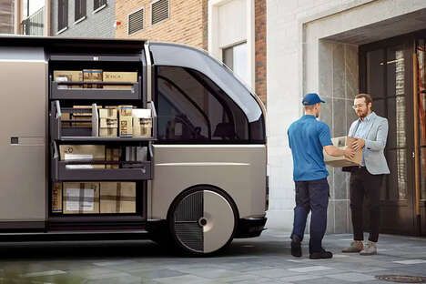 Human-Robot Delivery Vehicles