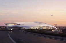Swooped Roof Chinese Airports
