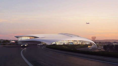 Swooped Roof Chinese Airports