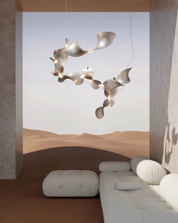 Sand Dune-Inspired Sculptural Lighting Image 2