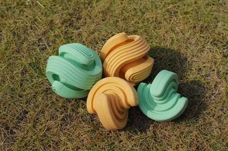 Geometric Designer Dog Toys