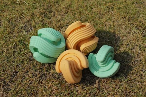 Geometric Designer Dog Toys
